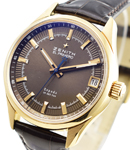 El Primero Espada Series in Rose Gold On Brown Crocodile Leather Strap with Brown Index Dial