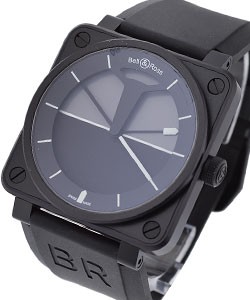 BR 01-92 Horizon in Black PVD Steel on Black Rubber with Black & Grey Dial - Limited to 999 pcs