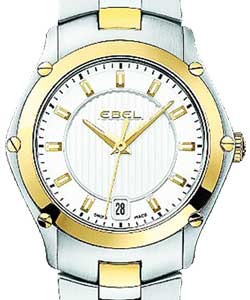 Classic Sport Lady Yellow Gold Bezel Steel & Yellow Gold on Bracelet with Silver Dial