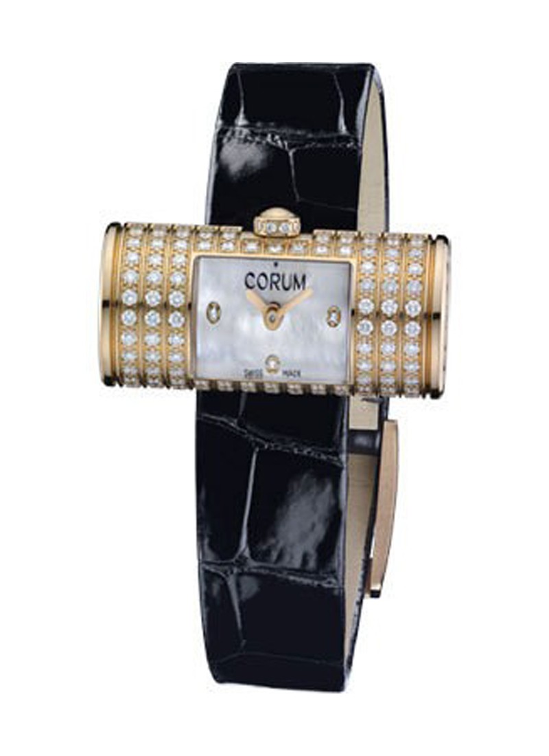 Corum Golden Tube in Rose Gold with Diamond Case