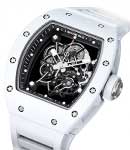 Bubba Watson RM 055 - ATZ Bezel Rubberized Titanium on Rubber with Skeleton Dial