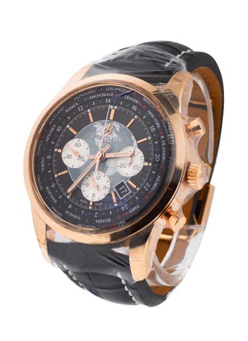 Breitling Transocean Chronograph Unitime Automatic in Rose Gold