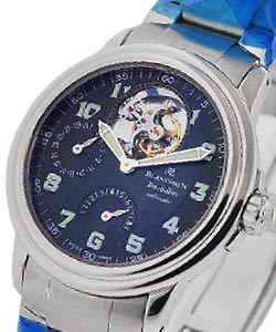 Tourbillon with 8 Day Power Reserve  Steel on Bracelet with Black Dial - Limited to 18pcs