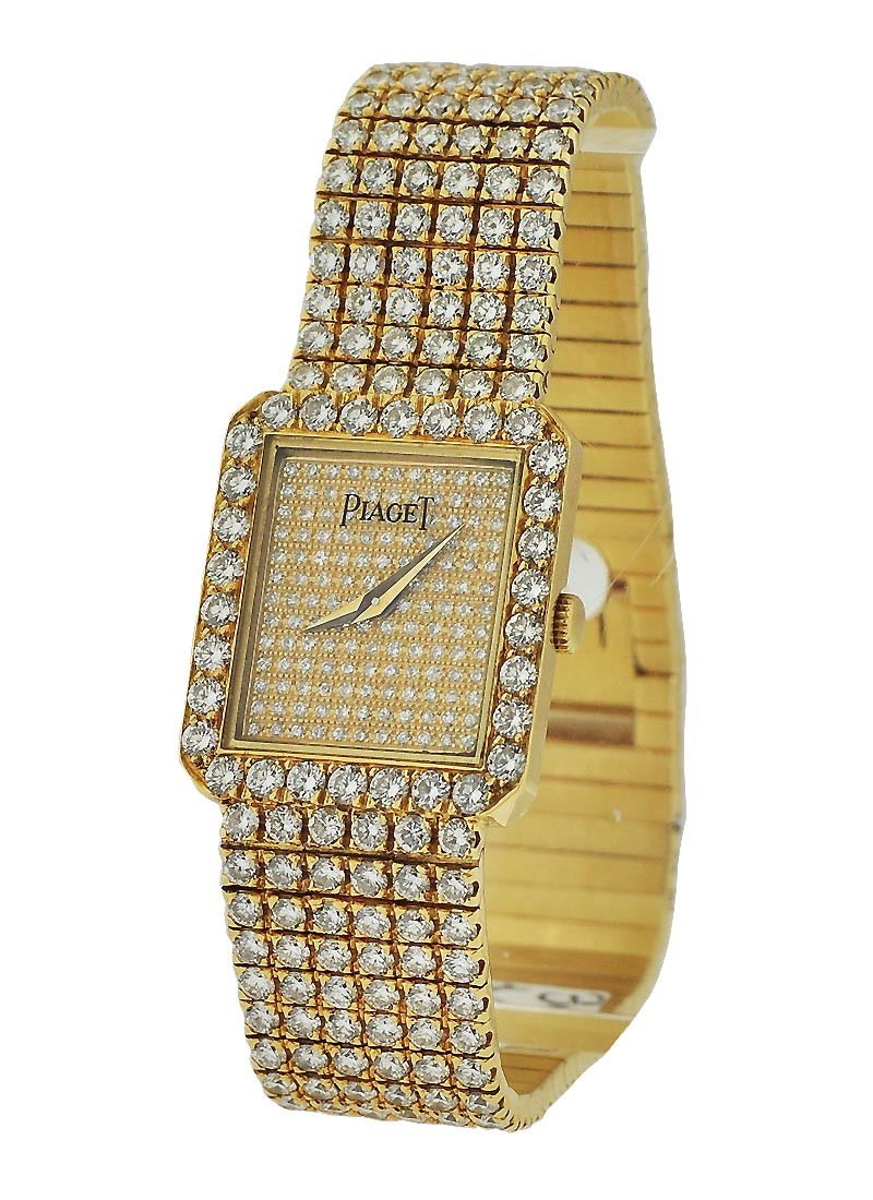 Piaget Small Size Rectangle Tradition Yellow Gold