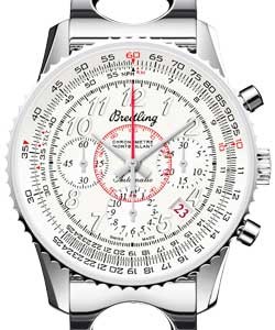 Montbrillant 01 Automatic Chronograph in Steel On Steel Air Racer Bracelet with Mercury Silver Dial