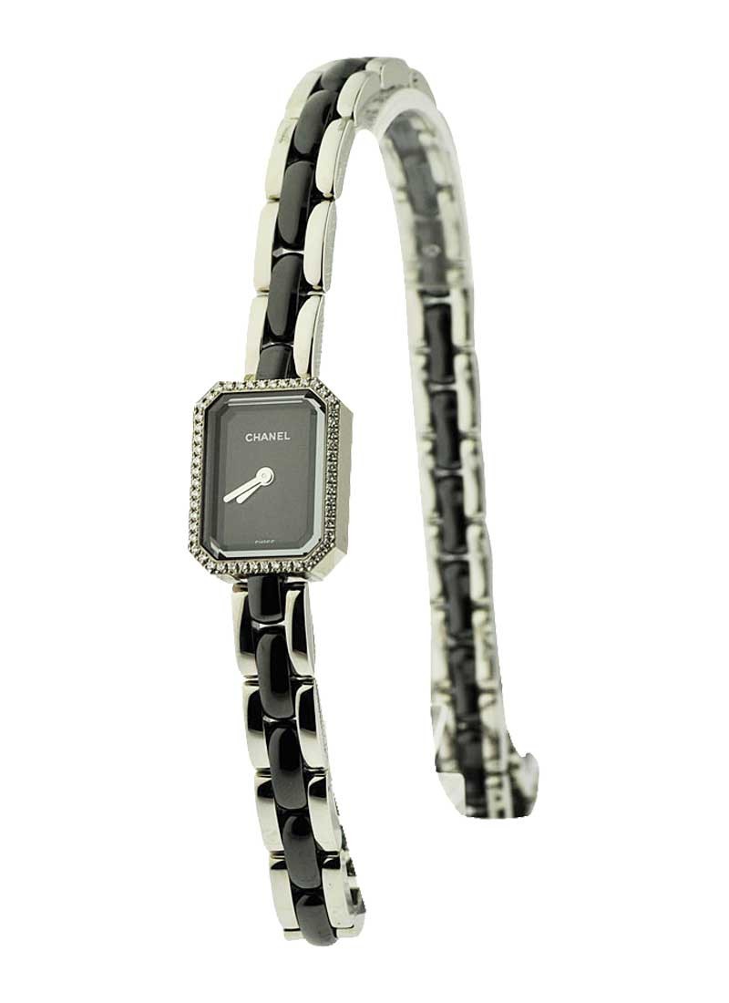 Chanel Premiere in Stainless Steel with Diamonds Bezel