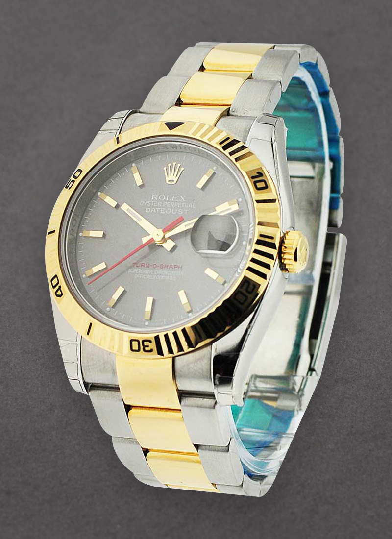 Pre-Owned Rolex Datejust 36mm in Steel with Yellow Gold Turn-O-Graph Bezel