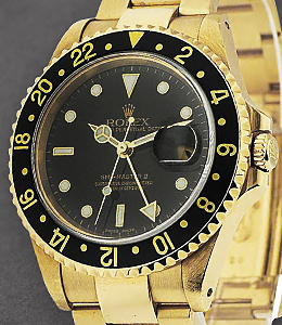 GMT Master II on Oyster Bracelet with Black Dial