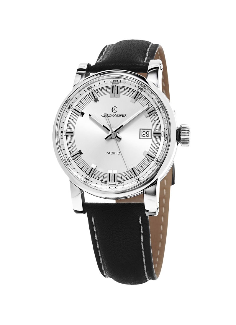 Chronoswiss Grand Pacific Mens 43mm Automatic in Steel