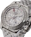 Chronomat GMT 44  in Steel On Steel Bracelet with Sierra Silver Dial