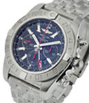 Chronomat GMT 47 Limited Edition in Steel On Steel Bracelet with Black Dial