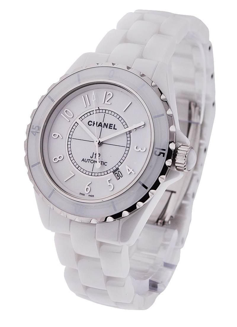 Chanel J12 Quartz White Dial Ladies Watch H0968 3599590285418
