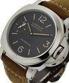 PAM 468 - Luminor Marina Bal Harbour Special Edition of 100 pieces Steel on brown Leather Strap with Brown Dial