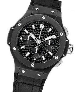Big Bang Magic Evolution in Black Ceramic Case  on Black Rubber Strap with Black Carbon Fiber Dial