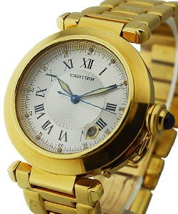 38mm Pasha Yellow Gold Automatic on Yellow Gold Bracelet - Roman Dial
