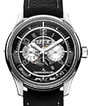 Amvox 2 DB9 Transponder in Titanium  on Leather Strap with Black & Silver Dial