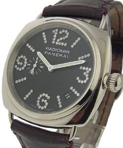 PAM 133 - 40mm Radiomir  18KT White Gold with Diamond Dial 