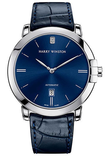 Harry Winston Midnight 42mm Automatic in White Gold