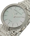 Premier Ladies 36 mm with Diamond Bezel White Gold on Bracelet with White MOP Dial