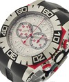 Easy Diver Chronograph Limited Edition 280pcs. Steel on Black Rubber Strap with Silver & Red Dial