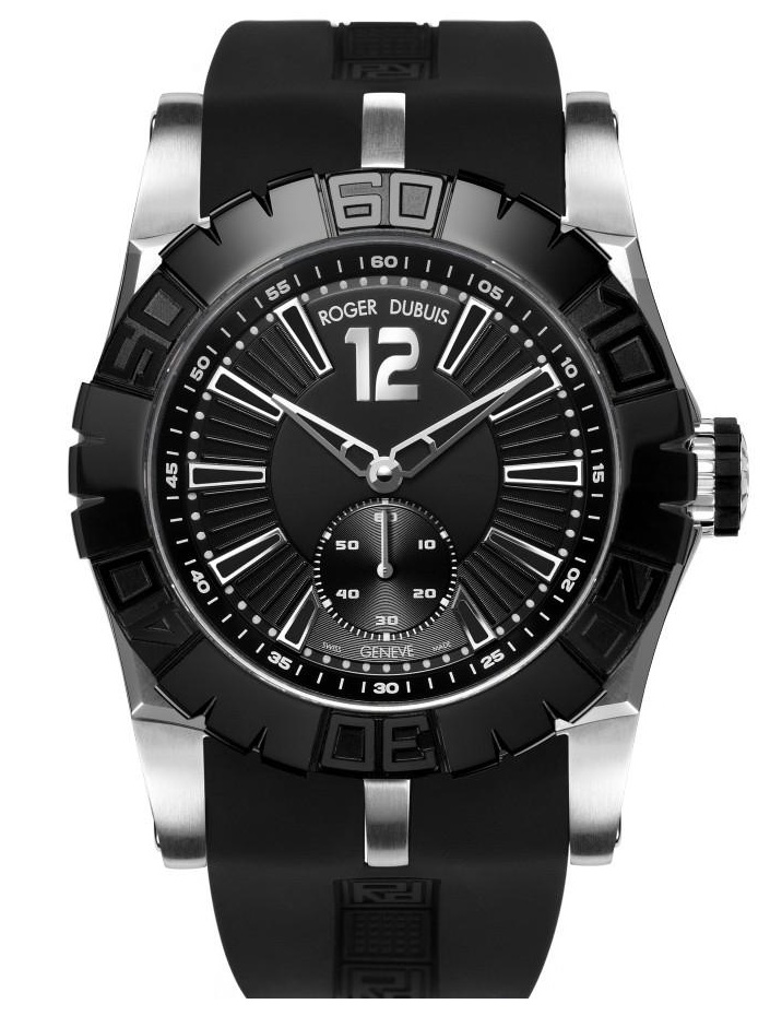 Easy Diver Black Swan 46mm in Steel with Black Ceramic Bezel  on Black Rubber Strap with Black Dial -  Limited Edition 88pcs.