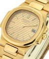 Nautilus 4700J in Yellow Gold on Yellow Gold Bracelet with Champagne Stick Dial