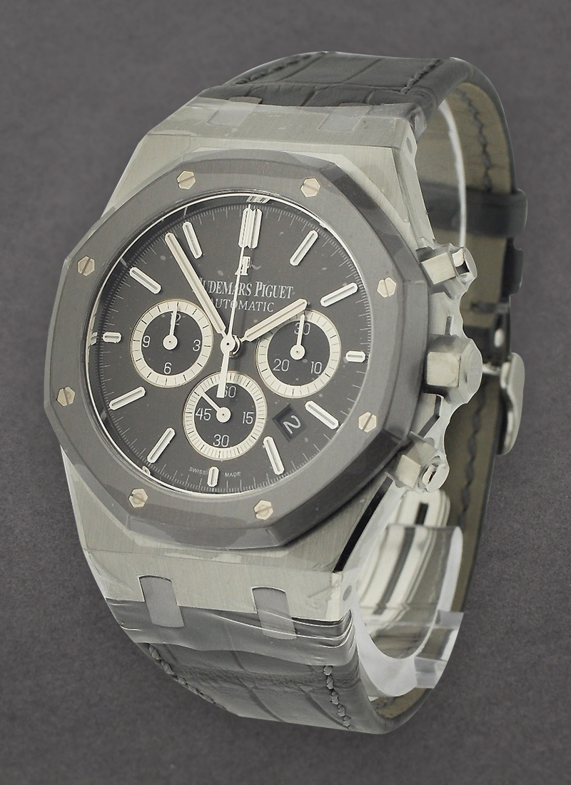 Audemars Piguet Royal Oak Leo Messi Chronograph in Steel with Tantalum Bezel - Limited Edition