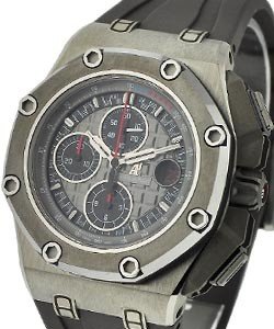 Royal Oak Offshore Michael Schumacher in Titanium with Ceramic  Bezel (Limited Edition) on Grey Rubber Strap with Grey Dial