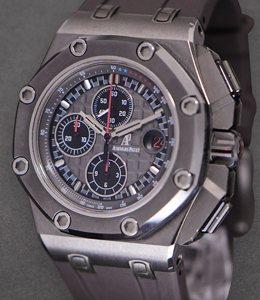 Royal Oak Offshore Michael Schumacher in Titanium with Ceramic  Bezel on Grey Rubber Strap with Grey Dial - Limited Edition to 1000 pcs.