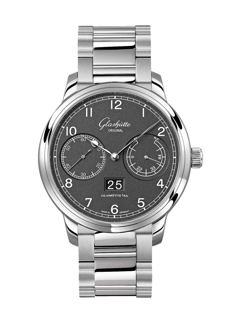 Glashutte Quintessentials Senator Observer 44mm Automatic in Stainless Steel