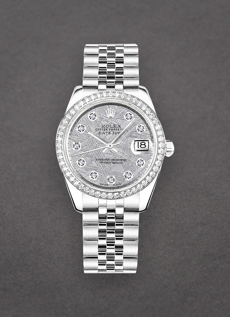 Rolex Unworn Datejust in Steel with Diamond Bezel