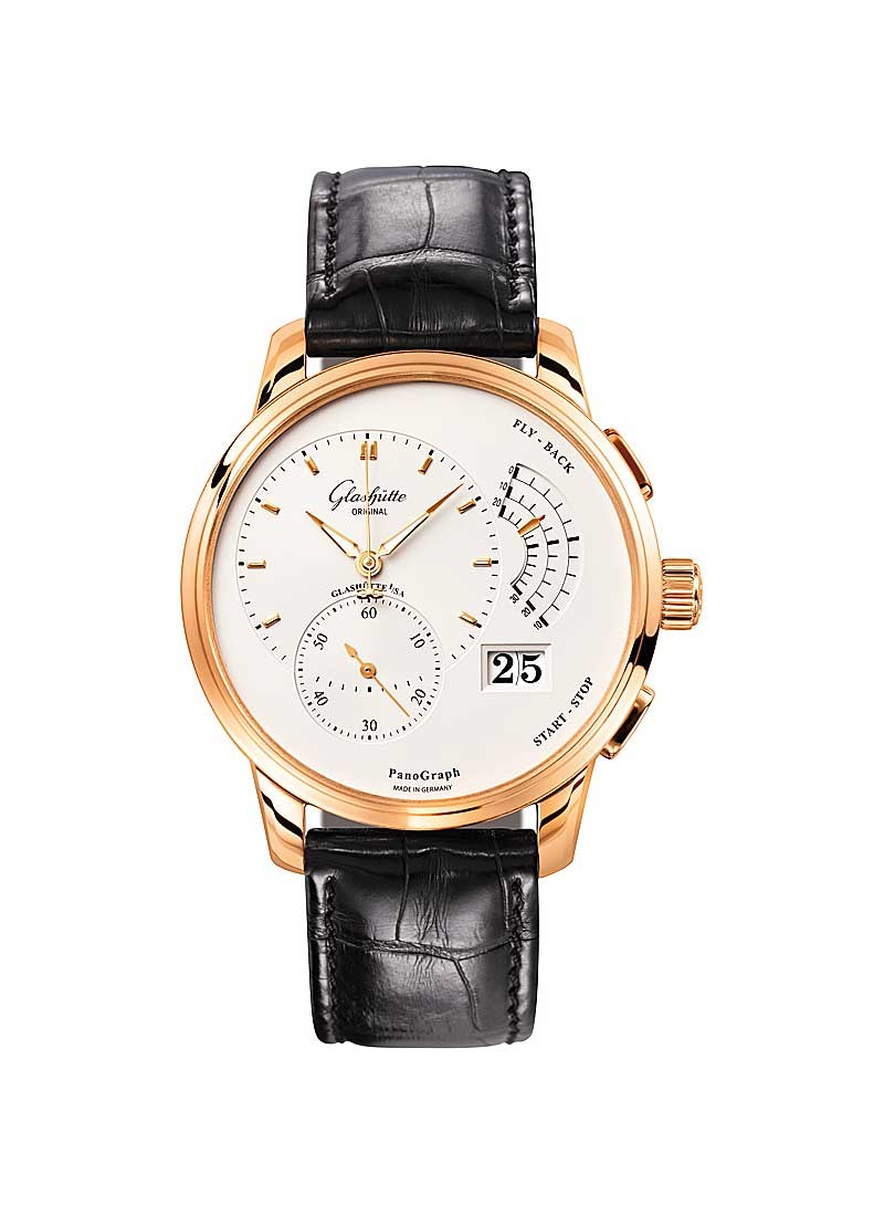 Glashutte PanoGraph 40mm Automatic in Rose Gold