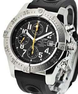 Avenger Skyland Men''s in Steel Steel on Rubber Strap