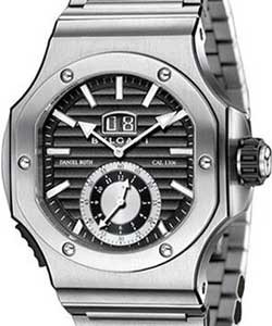 Endurer Chronosprint in Steel on Steel Bracelet with Black Dial
