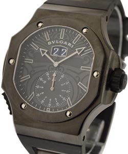 Endurer Chronosprint in Black PVD Stainless Steel on Black Rubber with Maori Tattoo Dial