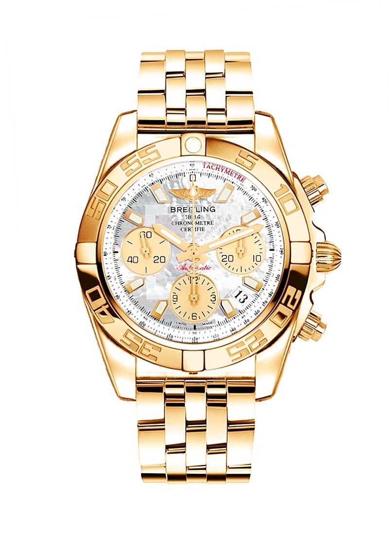 Breitling Chronomat 41 Automatic Chronograph in Rose Gold