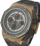 Royal Oak Offshore Michael Schumacher in Rose Gold on Grey Rubber Strap with Grey Dial - 500 pieces