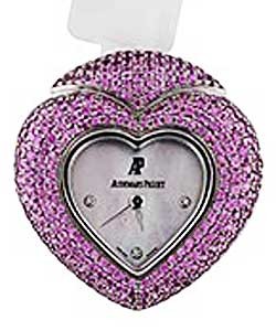 High Jewellery Watches in White Gold on White Rubber Strap with Silver Dial