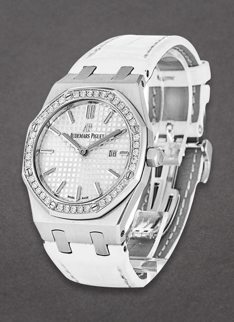 Audemars Piguet Royal Oak Lady Quartz in Steel with Diamond Bezel