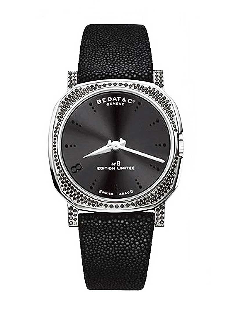 Bedat No. 8 in Steel with Black Diamonds - Limited Edition