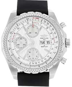 Bentley Collection GT Chronograph Men''s Automatic-Steel On Black Rubber Strap with Storm Silver Dial
