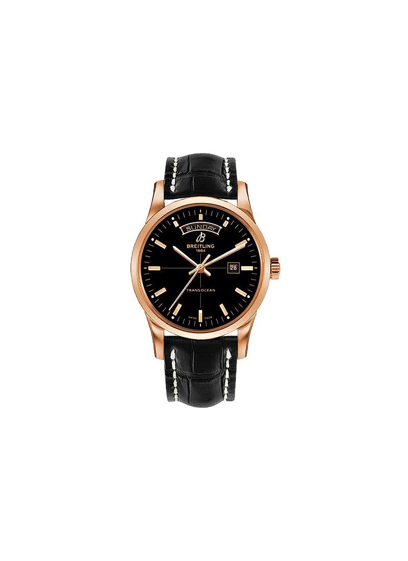Breitling Transocean Day-Date Series Automatic in Rose Gold