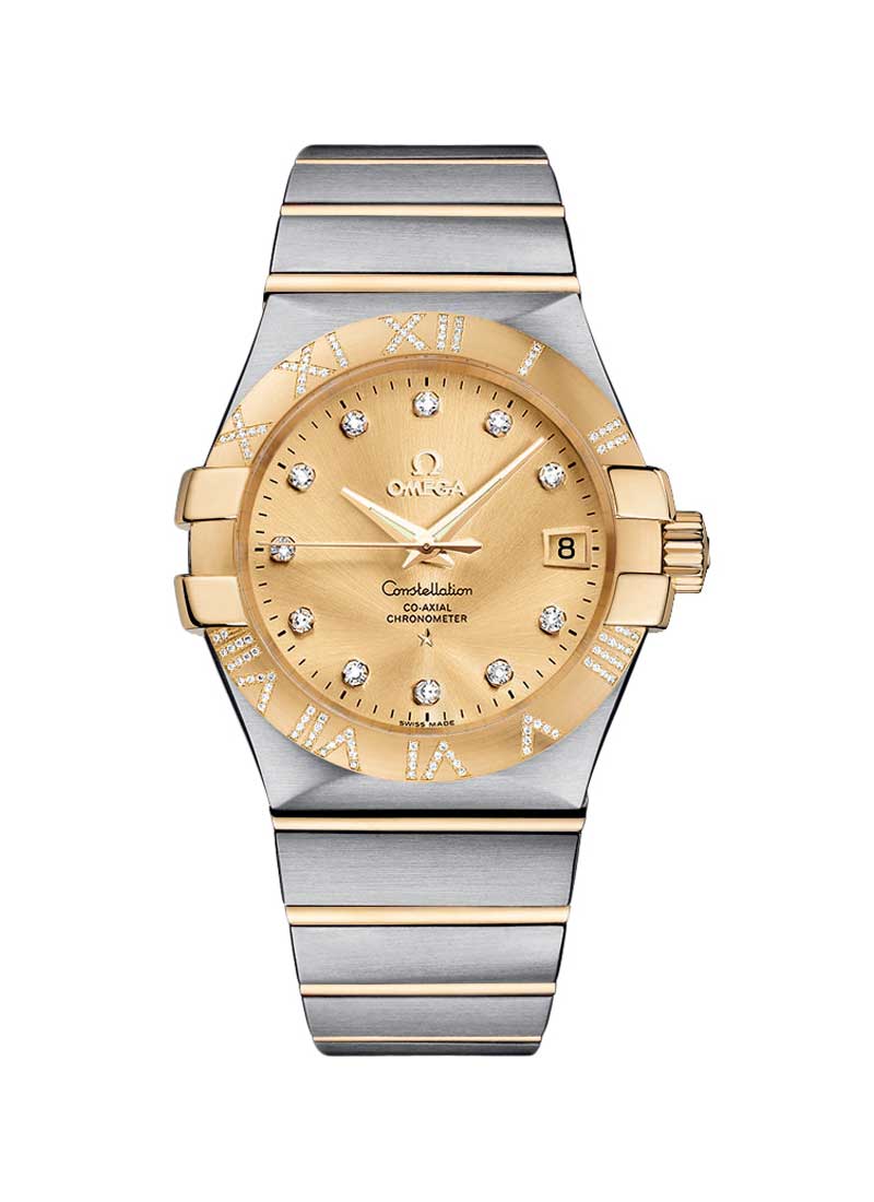 Omega Constellation in 2-Tone with Diamonds