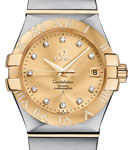 Constellation in 2-Tone with Diamonds on Steel and Yellow Gold Bracelet with Champagne Diamond Dial