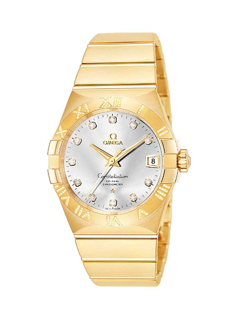 Omega Constellation in Yellow Gold with Diamond Bezel
