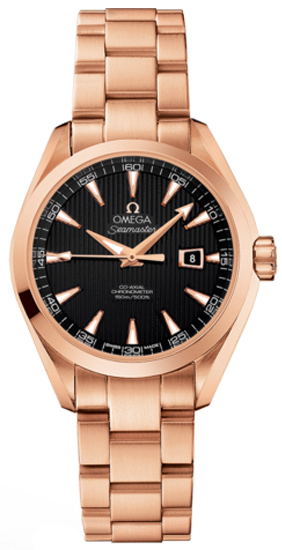 Omega Aqua Terra 34mm in Rose Gold