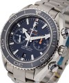 Seamaster Planet Ocean 600M Chronograph in Titanium on Bracelet with Blue Dial