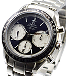 Speedmaster Racing Special Editions Automatic in Steel Steel on Bracelet with Black Dial - Silver Subdials