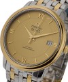De Ville Prestige Men's in 2-Tone On Steel and Yellow Gold Bracelet with Champagne Dial