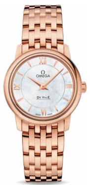 Omega De Ville Prestige Quartz 27.4mm in Rose Gold